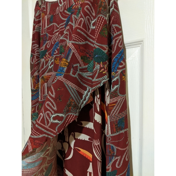 Anthropologie Farm Rio Culebra midi skirt - Picture 6 of 11